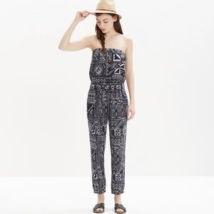 Madewell Kingston Coverup Jumpsuit in Inkspell size xs